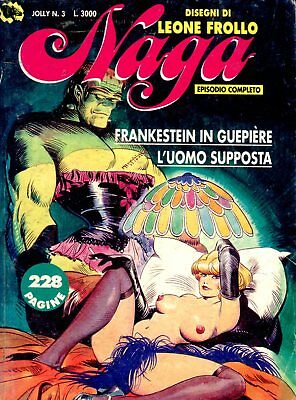 Naga Italian Adult Comic Novel Frankestein In Guepiere #3 1993 080918lm-ep