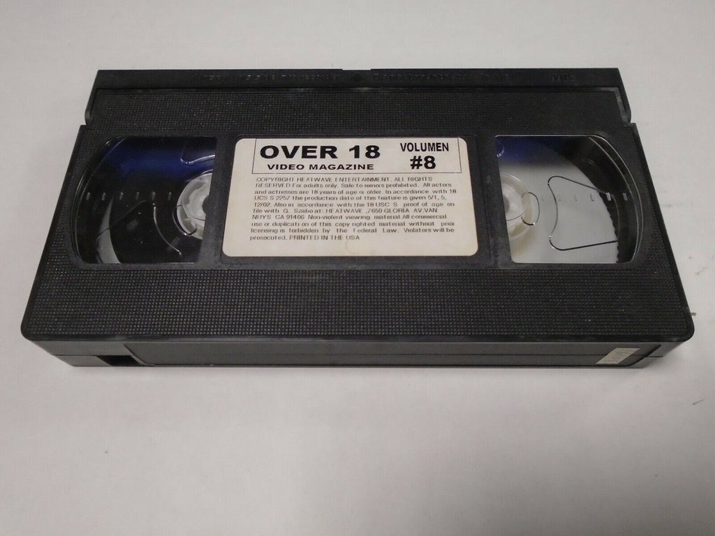 Over 18 Video Magazine Volumen #8 Heatwave Ent 2002 Adult VHS 022119AMP