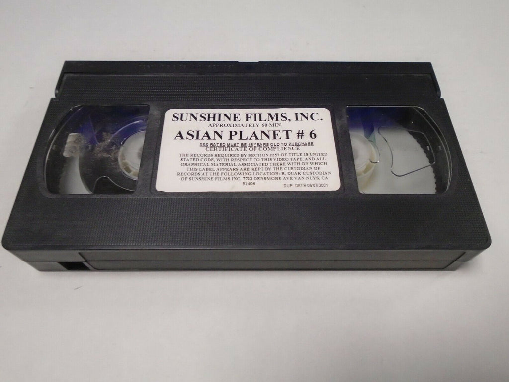 Asian Planet #6 Sunshine Films 60mins 2001 Adult VHS 040119AMP