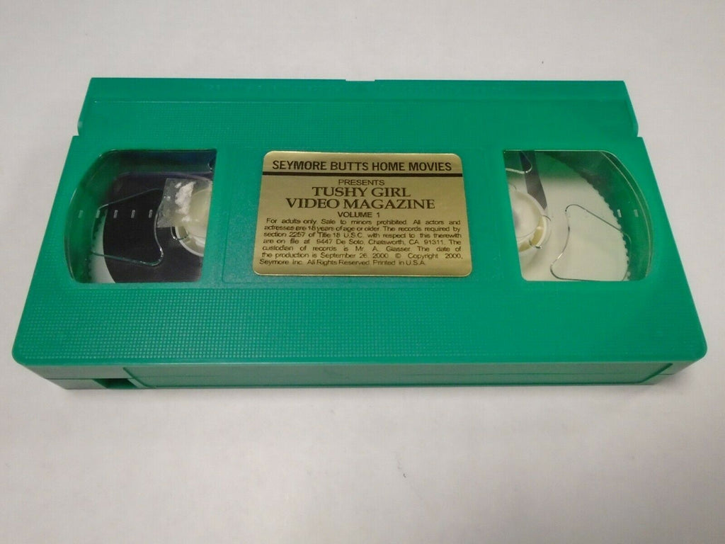 Tushy Girl Video Magazine Seymore Butts 2000 Adult VHS 042319AMP