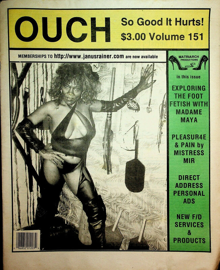 Ouch! Fetish Newspaper Explore The Foot Fetish #151 1998 022520lm-ep