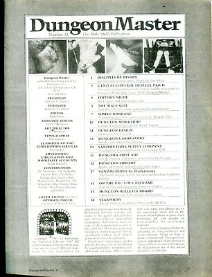 Dungeon Master Gay Fetish Magazine #32 1987 Readers Copy 051218lm-ep