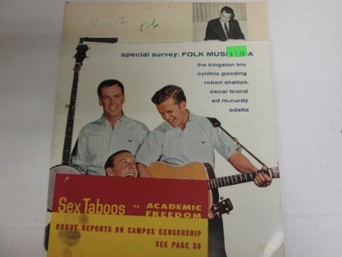 Rogue Men's Magazine "Pink Ribbons" "College Fashions" October 1960