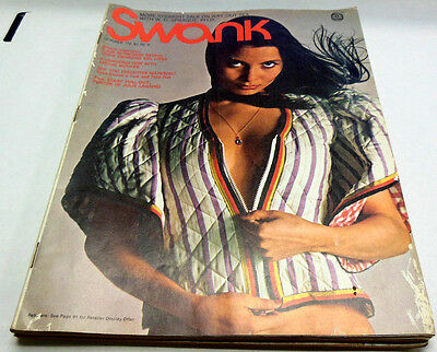 Swank Busty Adult Magazine "Swinging Sex Lives" October 1972 vg070113Lm-ep