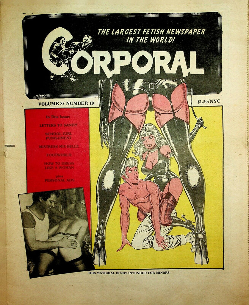 Corporal Fetish Newspaper Mistress Michelle vol.8 #10 1985 022520lm-ep