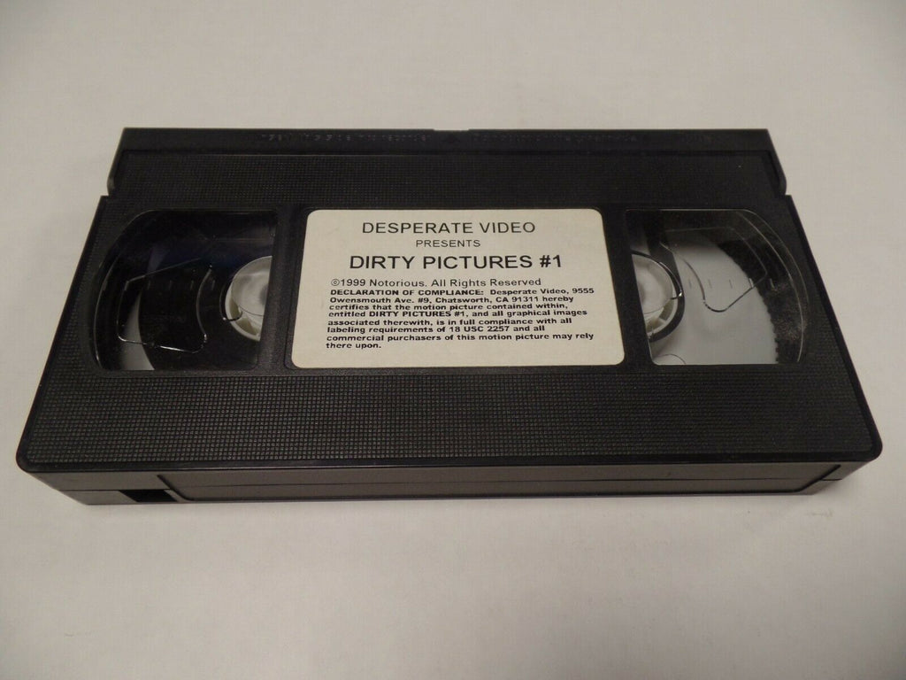 Dirty Pictures #1 Desperate Video 1999 Notorious Adult VHS 051719AMP3