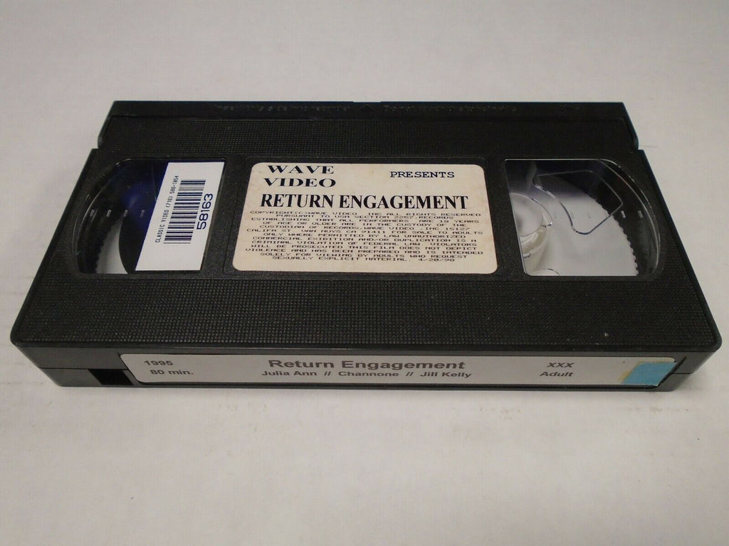 Return Engagement Julia Ann Channone Jill Kelly 1995 80mins Adult VHS 032719AMP2
