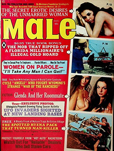 Male Magazine Secret Erotic Desires Of The Unmarried Woman August 1973