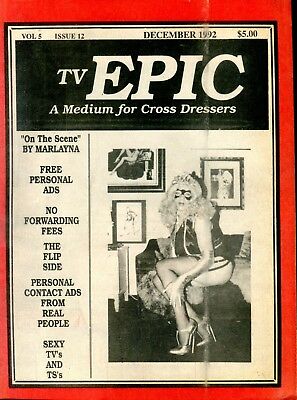 TV Epic Magazine Medium For Cross Dressers December 1992 050318lm-ep2