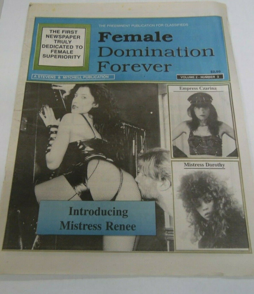 Female Domination Forever Newspaper Mistress Renee vol.2 #3 1995 121619lm-ep
