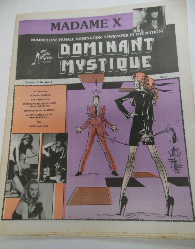 Dominant Mystique Newspaper Madame X vol.13 #8 1992 121219lm-ep