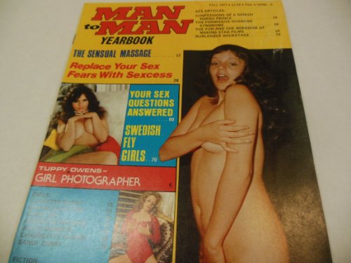 Man to Man Yearbook Men's Magazine "Lucretta Russo" "Michelle Gaytor" Fall 1973