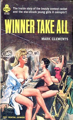 Winner Take All Novel by Mark Clements 1965 Midwood Books 042614lm-epa