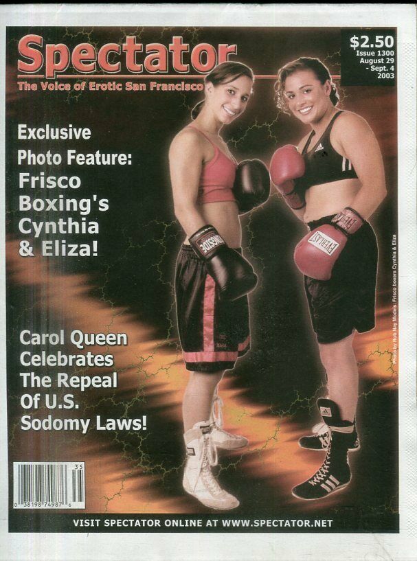 Spectator Newspaper Boxing's Cynthia & Eliza August 29 2003 042619lm-ep2