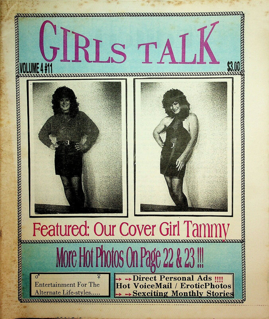 Girls Talk Crossdressers Newspaper Cover Girl Tammy vol.4 #11 022120lm-ep