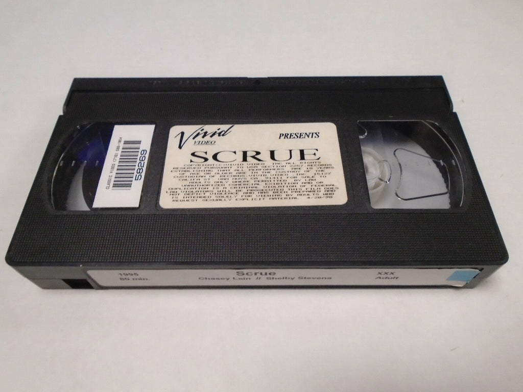 Scrue Chasey Lain Shelby Stevens 1995 80mins Vivid Adult VHS 020219AMP