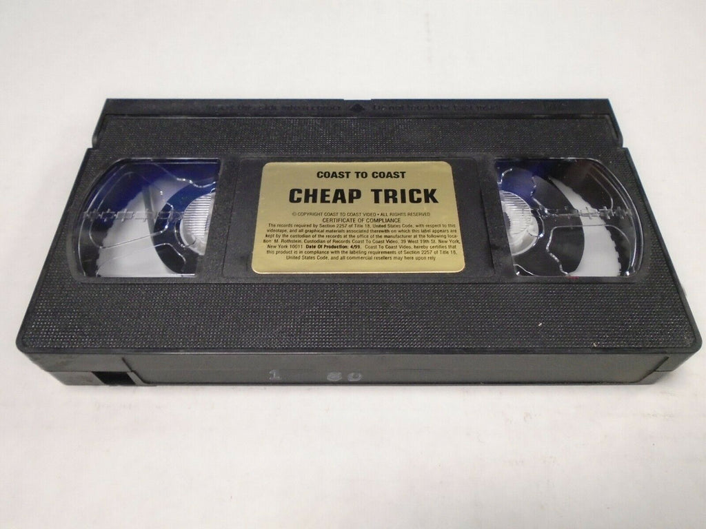 Cheap Trick Coast 1999 Adult VHS 031219AMP