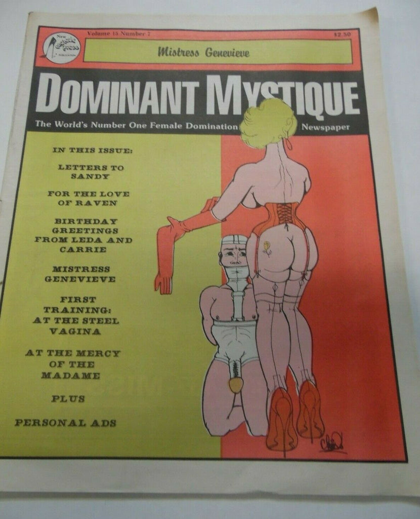 Dominant Mystique Newspaper Mistress Genevieve vol.15 #7 1993 012920lm-ep2