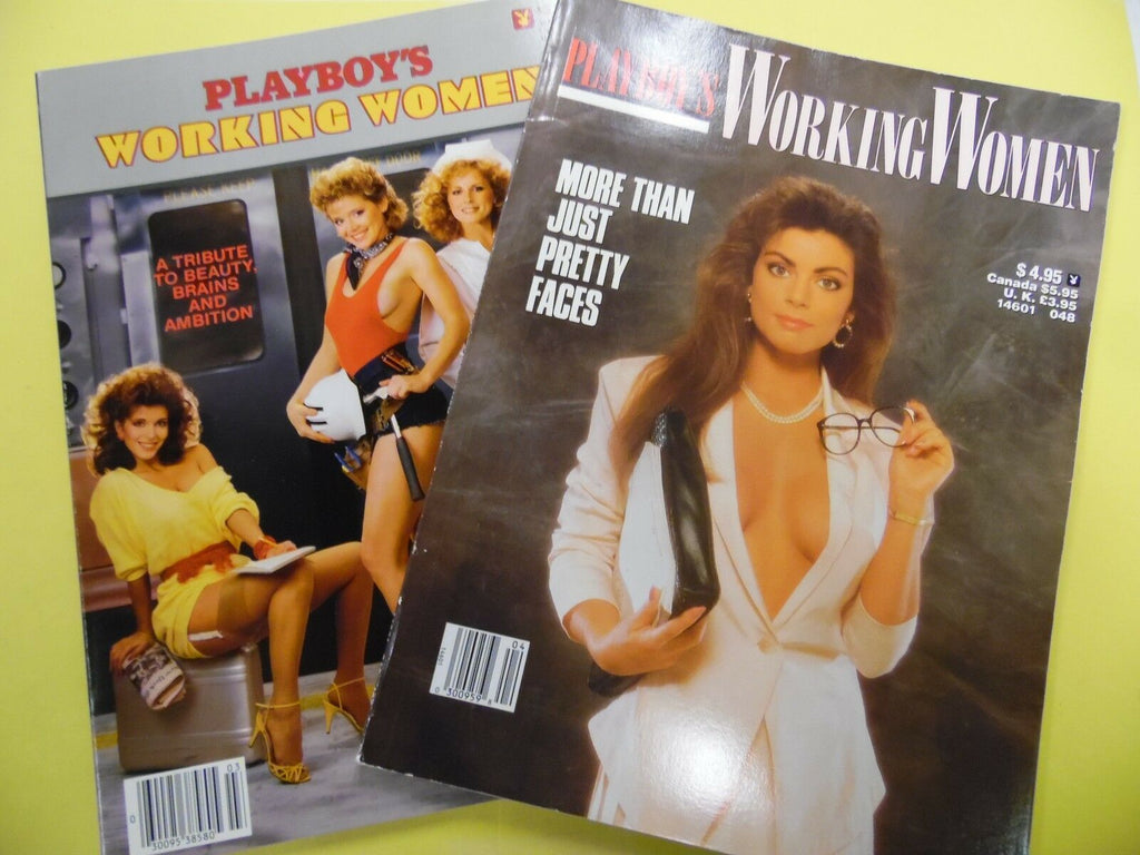Lot Of 2 Playboy's Working Women Special Edition 1984/1988 052116lm-ep - Used