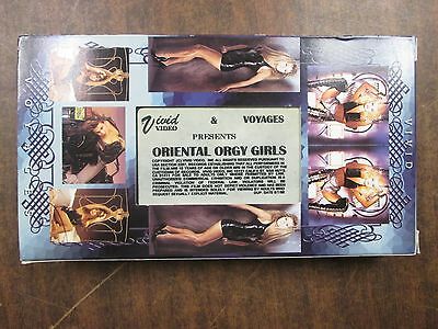 Oriental Orgy Girls VIVID Video & Voyages VG Adult VHS 052215amp