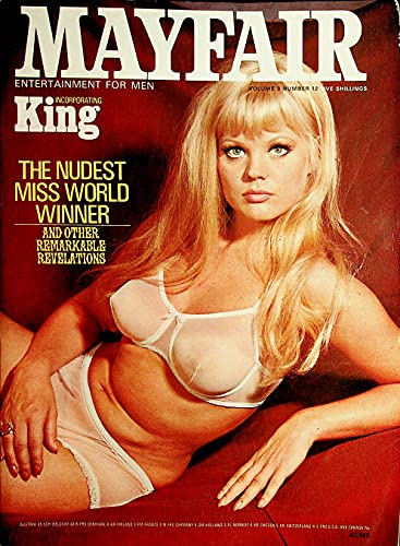 Mayfair Men's Magazine Nudest Miss World Winner Shakira Baksh vol.3 #12 1970's