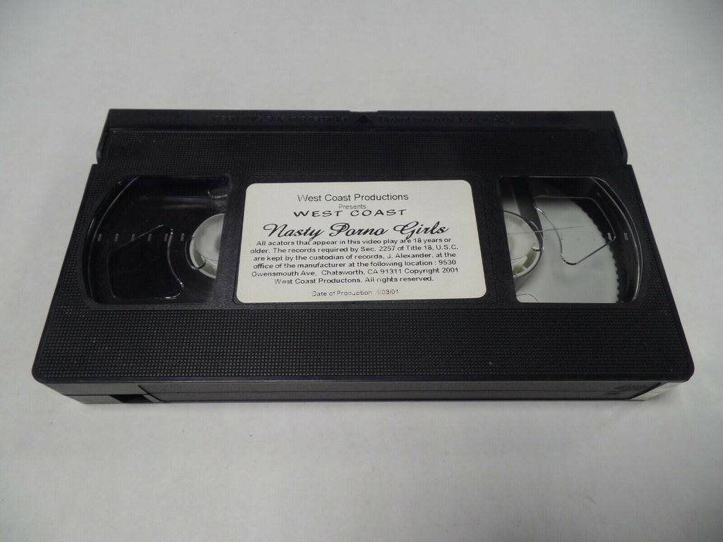 Nasty Porno Girls West Coast 2001 Adult VHS 052719AMP3