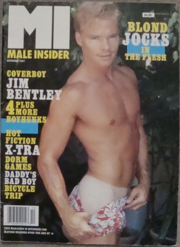 OCTOBER 1987 "MI MALE INSIDER" HOMOSEXUAL GAY MAGAZINE B&W AND COLOR GAY RELATED PHOTOS AND STORIES