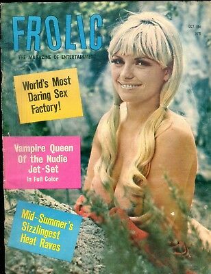 Frolic Busty Magazine Covergirl Marie Fisher October 1970 110618lm-ep