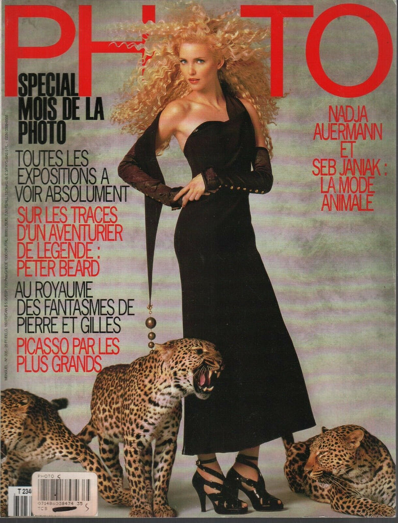Photo Photo French Magazine November 1996 Nadja Auermann Peter Beard 100419AME3