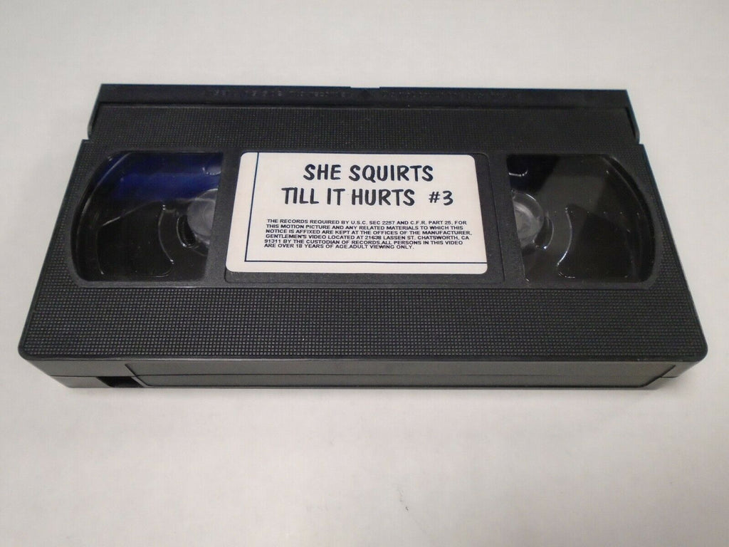 She Squirts Till it Hurts #3 Adult VHS 042319AMP