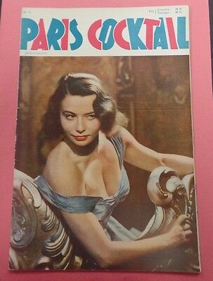 Paris Cocktail Adult French Magazine #17 February 1948 121815lm-ep - Used