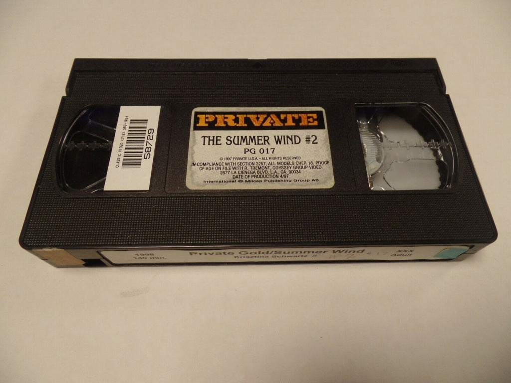 The Summer Wind #2 Krisztina Schwartz 1998 140mins Adult VHS 030119AMP2