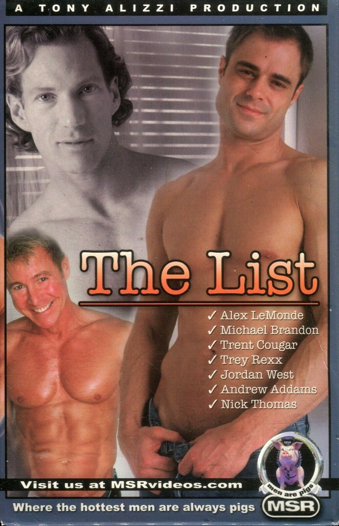 The List Gay VHS Alex LeMonde/ Trent Cougar XXX 012820lm-ep3