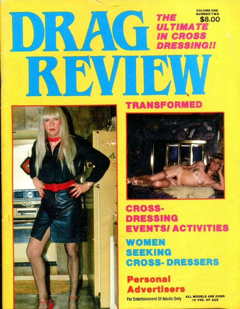 Drag Review Magazine Ultimate In Crossdressing! vol.1 #2 1989 081319lm-ep