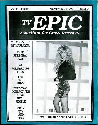 TV Epic Magazine Medium For Cross Dressers November 1990 050118lm-ep2