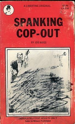 Spanking Cop-Out Adult Novel by Joe Weiss 1971 022818lm-ep