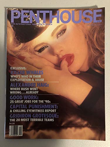 Penthouse Magazine Pet Of The Month Diana van Gils October 1989