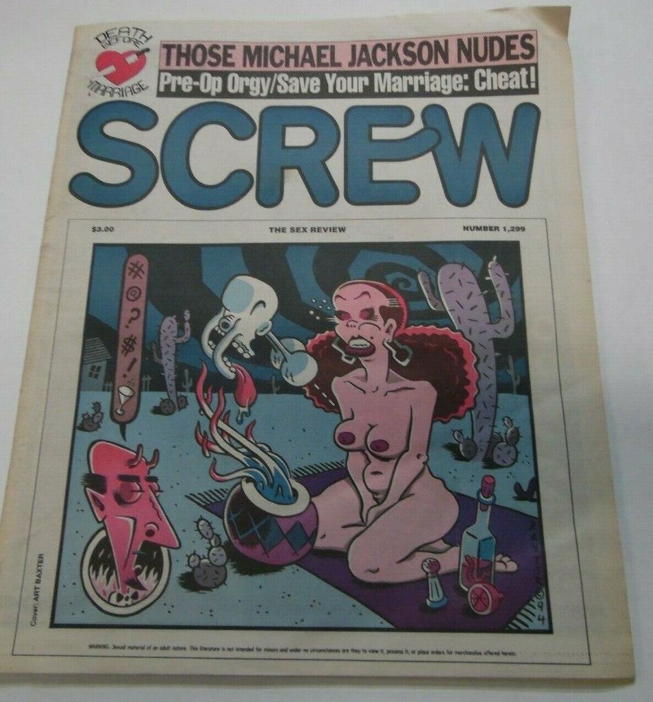 Screw Newspaper Those Michael Jackson Nudes #1299 January 24 1994 012920lm-ep2