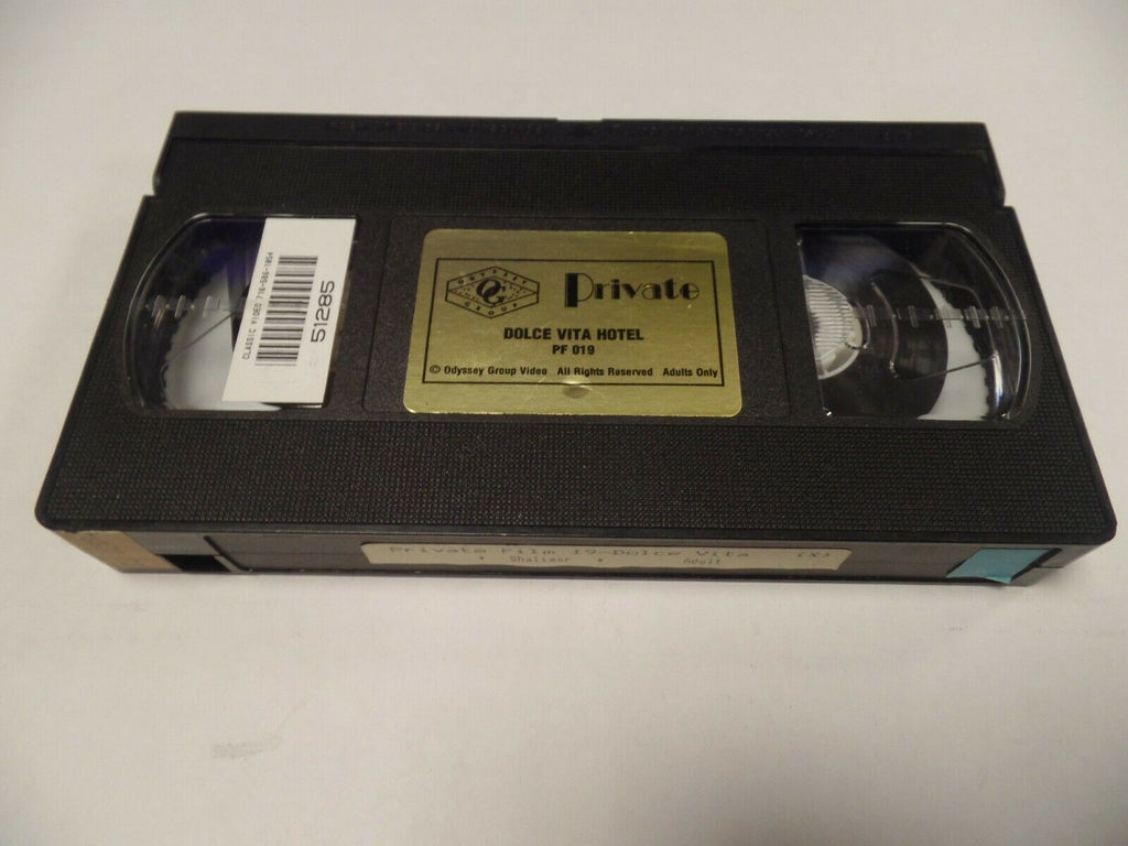 Private Film 19 Dolce Vita Hotel Shalimar Adult VHS 030119AMP2