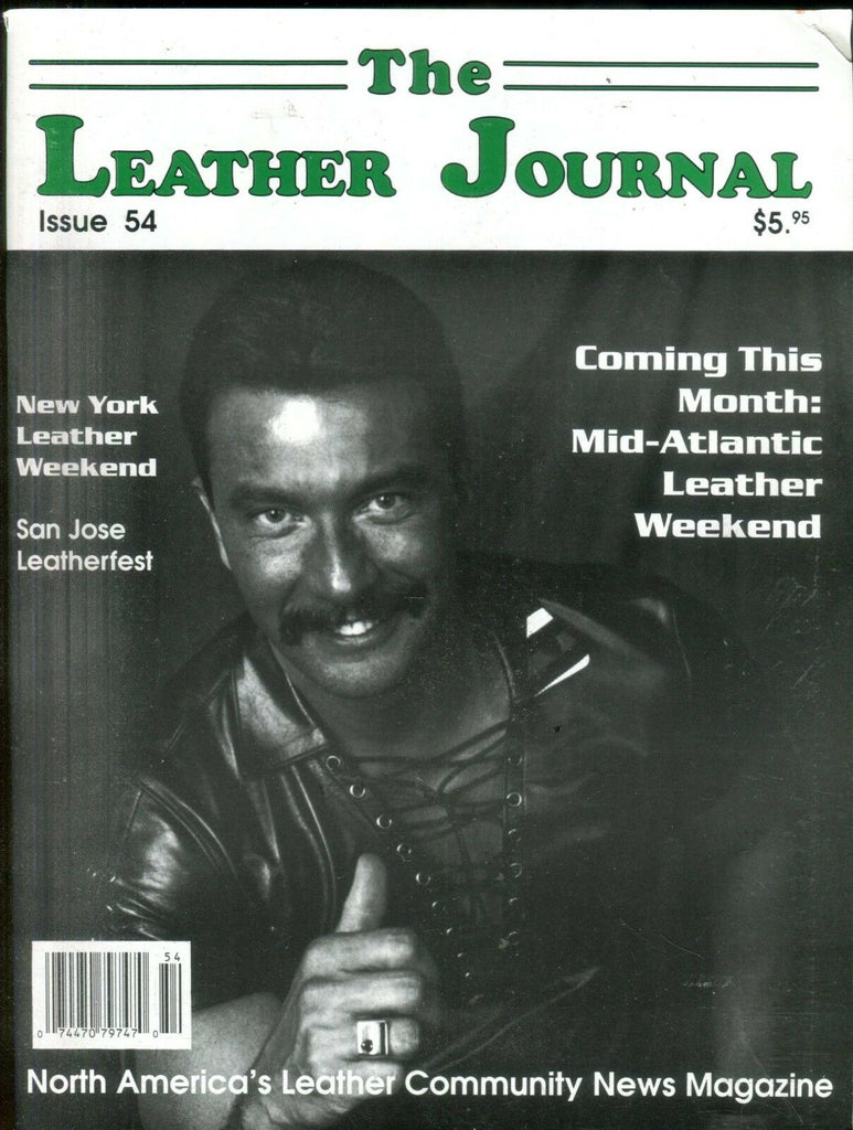 The Leather Journal Gay Magazine San Jose Leatherfest #54 1994 112618lm-ep