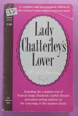 Lady Chatterley's Lover Adult Novel by D.H. Lawrence 1959 030213lm-epa