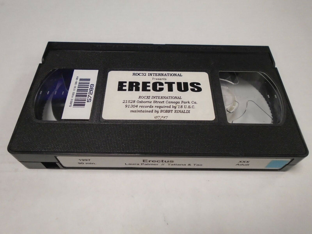 Erectus Laura Palmer Tatiana Tao 1997 90mins Adult VHS 042319AMP3
