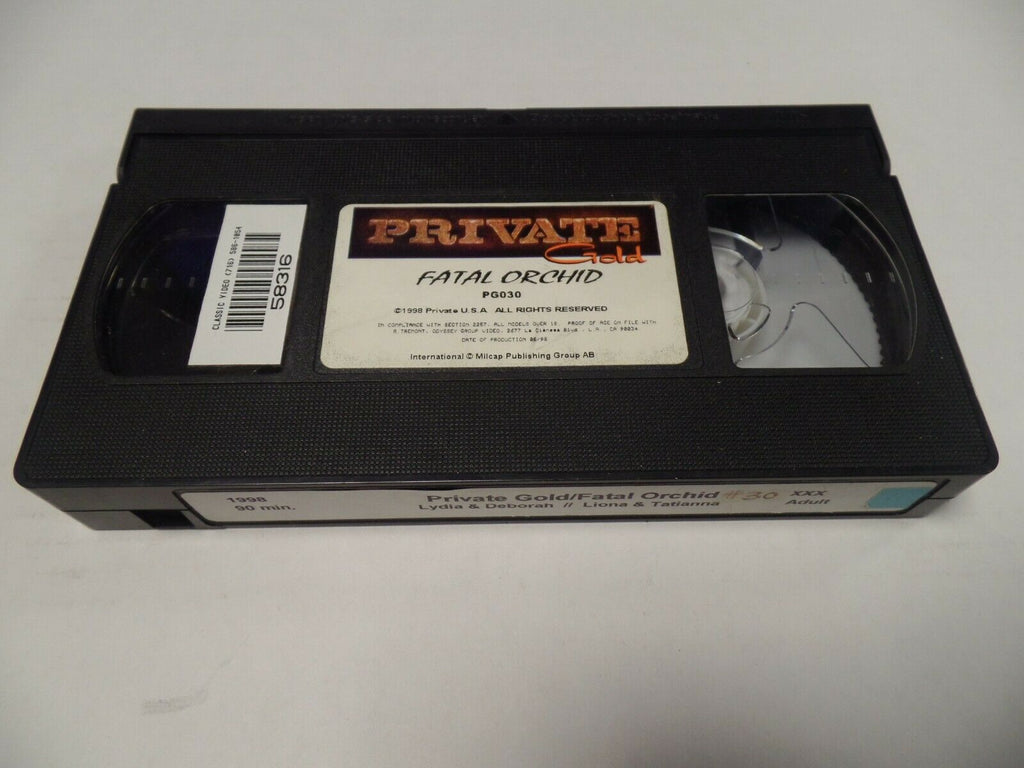 Private Gold Fatal Orchid #30 Lydia Deborah 1998 90mins Adult VHS 030119AMP2