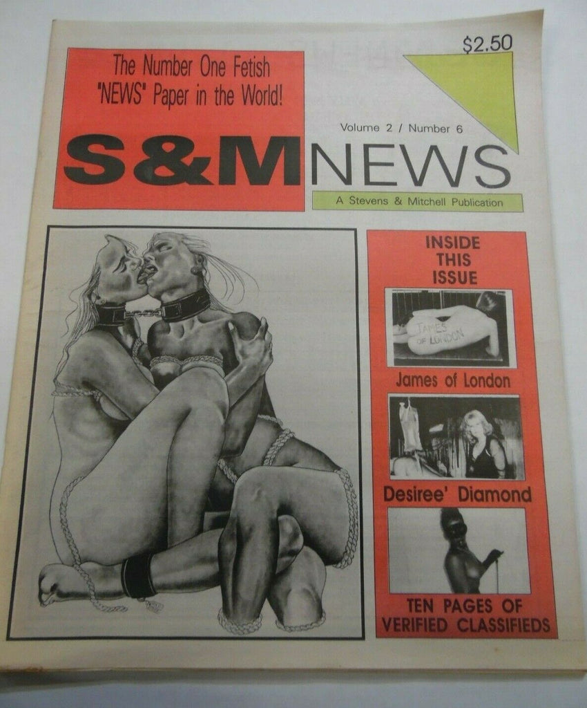 S & M News Desiree' Diamond vol.2 #6 1993 013020lm-ep