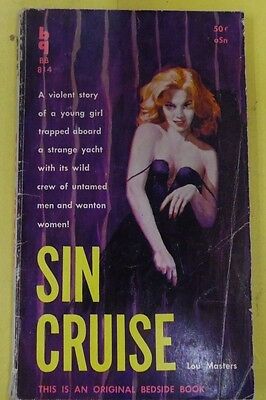 Skin Cruise Adult Novel by Lou Masters 1959 Bedside Book 071613lm-epa3