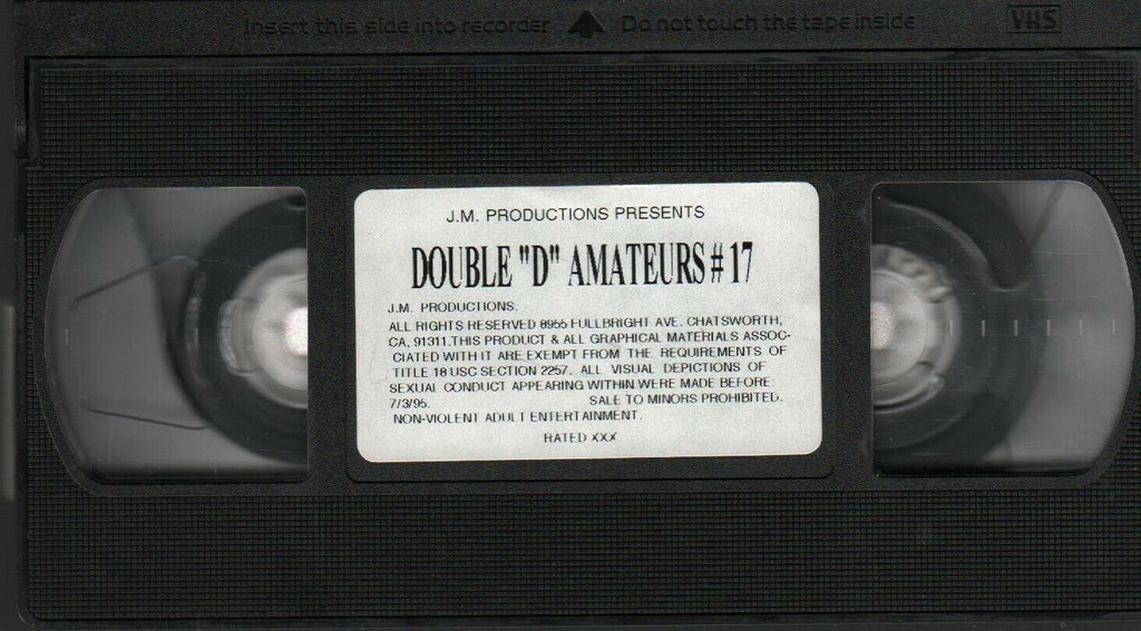 Double D Amateurs #17 JM Productions 1995 Adult VHS 021720AMP3