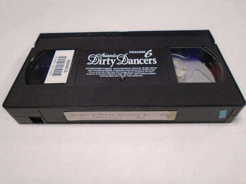 Ariana's Dirty Dancers 6 Westin Chase Adult VHS 012419AMP