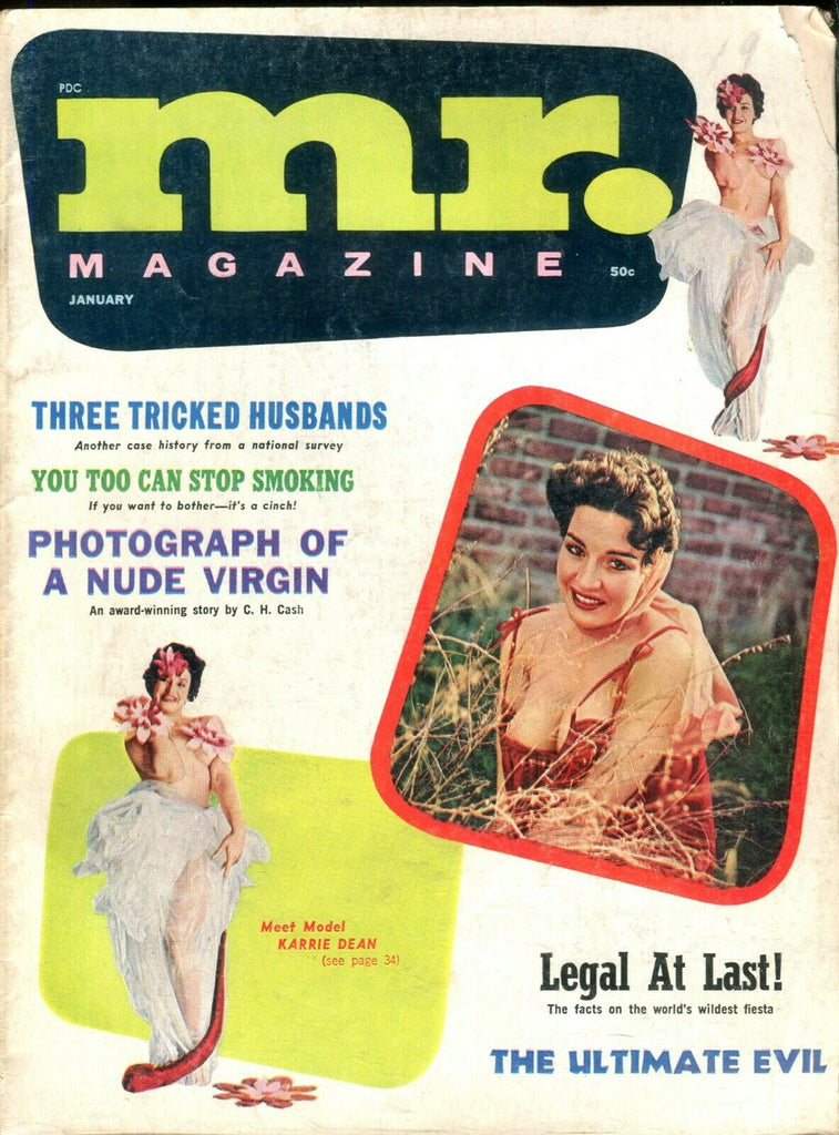 Mr. Magazine Model Karrie Dean January 1963 101819lm-ep
