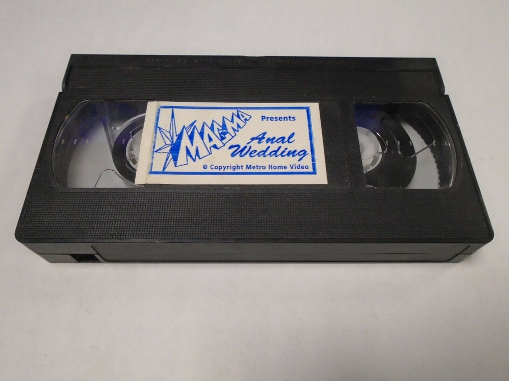 Anal Wedding Macma Metro Home Video Adult VHS 031119AMP