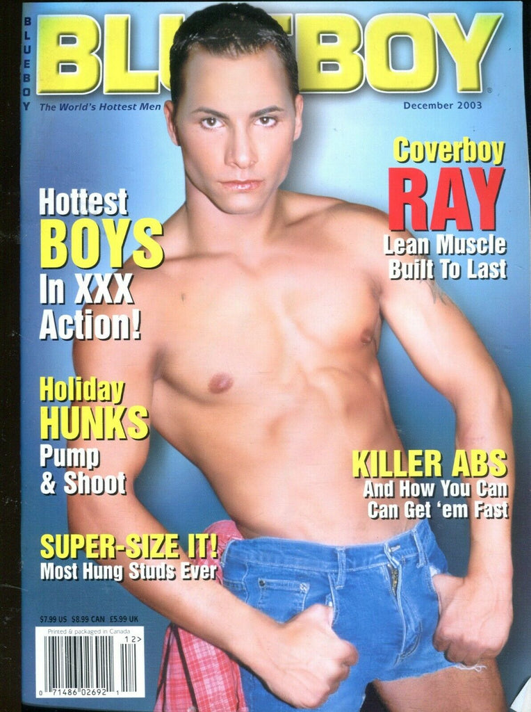 Blueboy Gay Magazine Cover Guy Ray December 2003 090519lm-ep